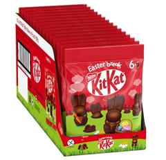15er Pack Nestle KitKat Mini-Osterhasen Beutel, je 66g für 26,28€ (statt 39,11€)