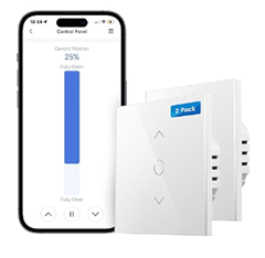 Doppelpack meross WLAN Rollladenschalter (Prozentuale Steuerung, funktioniert mit Alexa und Google Assistant) für 35,99€ (Vergleich: 46,30€)