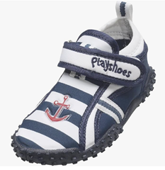 Playshoes Unisex Kinder Aqua-Schuhe maritim (Gr. 18-31) für 4,90€ (Vergleich: 17,99€)