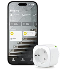 Eve Energy (Matter) – Smarte Steckdose, Matter & Thread, TÜV-zertifiziert, Stiftung Warentest: gut für 29,95€ (VG: 38,98€)