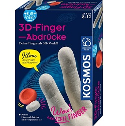 Kosmos Fun Science 3D-Fingerabdrücke (654221) für 9,99€ (Vergleich: 13,86€)
