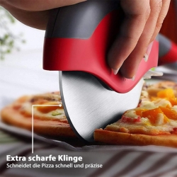 Oriamo XXL Pizzaschneider in Grün oder Rot für je 6,99€ (VG: 9,95€)