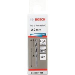10er Pack Bosch Professional 10 Stück HSS Spiralbohrer PointTeQ (2 x 24 x 49mm) für 2,99€ (VG: 5,73€)