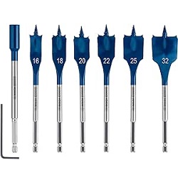 7-teiliges Bosch Accessories Expert SelfCut Speed Flachfräsbohrer Set für 15,58€ (Vergleich: 19,13€)
