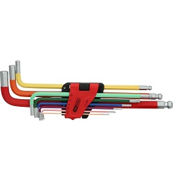 9-teiliger KS Tools Kugelkopf Innensechskant Winkelstiftschlüssel-Satz (151.4420) für 15,73€ (Vergleich: 20,36€)