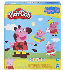 Play-Doh Peppa Wutz Stylingset mit 9 Dosen und 11 Accessoires für 8,90€ (Vergleich: 20,98€)