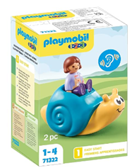 Playmobil 1.2.3 – Schaukelschnecke mit Rasselfunktion (71322) für 4,74€ (Vergleich: 8,98€)