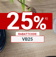 Zurbrüggen: 25% Rabatt auf fast alle Porzellanartikel von Villeroy & Boch, Noblesse und like.