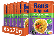 6x Ben’s Original Express-Reis Naturreis Curry für 8,09€ (Vergleich: 14,94€)