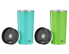 Alfi Thermobecher Iso Mug+ (Edelstahl, 350ml, Spülmaschinenfest) in Blau oder Grün für je 8,99€ (Vergleich: 14,49€)