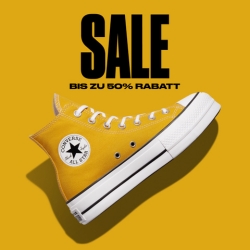 Converse: Mid-Season Sale mit bis zu 50% Rabatt