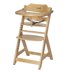 Safety 1st Holz-Hochstuhl »Toto« (mitwachsend, mit Tisch) in natur oder weiß für je 55,94€ (Vergleich: 82,99€)