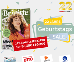 Jahresabo “Brigitte” für 86,35€ (anstatt 110,70€) + bis zu 90€ Prämie