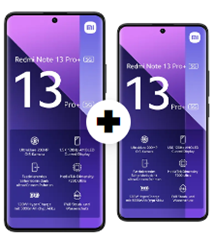 [Super] 2x Xiaomi Redmi Note 13 Pro+ 5G für 1€ mit 2x 25GB 5G/LTE Daten, SMS und Sprachflat im o2 Netz für 29,98€/Monat