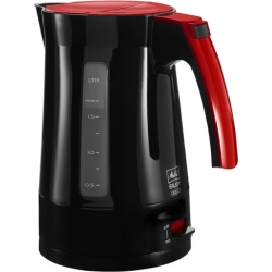 Melitta Enjoy Aqua Wasserkocher (1,7 l, schwarz-rot) für 29,30€ (VG: 45,94€)