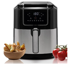 Hisense Heißluftfritteuse (H06AFBS1S3, Leistung 1700W, Kapazität 5L) für 50,89€ (Vergleich: 92,01€)