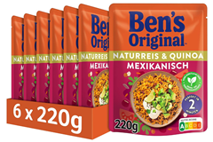 6x Ben’s Original Express-Reis & Korn 3-Korn Mix mit Quinoa Mexikanisch für 9,89€ (Vergleich: 14,94€)