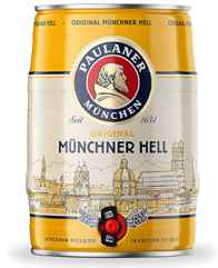Paulaner Original Münchner Hell, Partyfass (1 x 5,0l Dose) für 11,69€ (Vergleich: 18,94€)