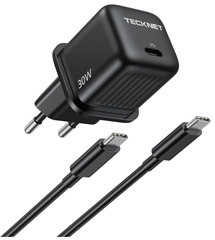 TECKNET 30W USB C Ladegerät mit 2m Ladekabel für 9,98€