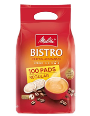 Melitta Café Bistro Röstkaffee in Kaffee-Pads, 100 Pads, Kaffeepads für Pad-Maschine, starke Röstung, geröstet in Deutschland, kräftig-aromatisch für 9,59€ (Vergleich: 13,34€)