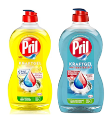 Pril Kraft Gel Zitrone oder Antibakteriell (je 450ml) für je 1,32€ (Vergleich: 2,35€)
