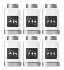Bosch Smart Home Heizkörper-Thermostat II (6er-Set) für 249,95€ (Vergleich: 353,84€)