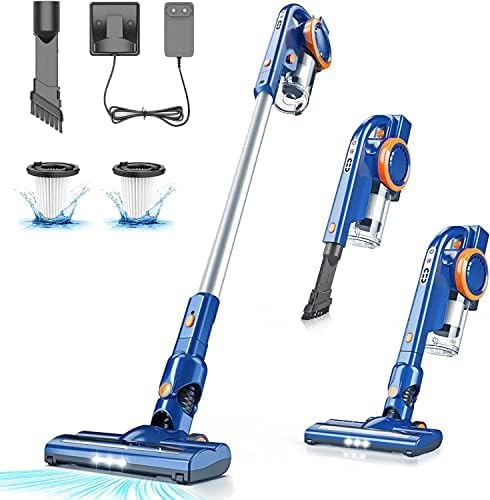 ORFELD 6 in 1 Akku-Staubsauger, 25000Pa, 50 Minuten Laufzeit für 89,99€