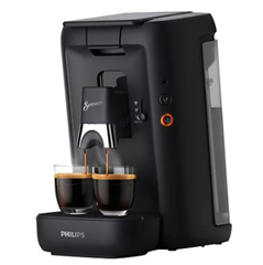 PHILIPS SENSEO Maestro Padmaschine (mit Kaffeestärkewahl und Memo-Funktion, 1.2L Wassertank, Tiefschwarz, CSA260/60) für 79€ (Vergleich: 109,88€)
