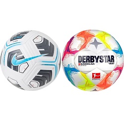 Nike Academy Team Ball und Derbystar Bundesliga Brillant Replica S-Light V22 (Größe 5) für 28,18€ (Vergleich: 42,90€)