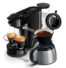 Philips Senseo Switch Pad- und Filterkaffeemaschine (HD6592/64) für 79€ (Vergleich: 118,85€)