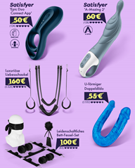 Eis.de: 4 verschiedene Tagestipps für je 0€ mitbestellbar (z.B. Satisfyer A-Mazing 2 ab 39,95€)