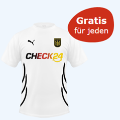 Gratis Puma Trikot beim CHECK24-Tippspiel zur EM24