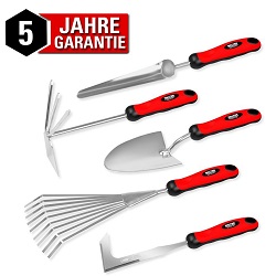 5-teiliges Walter Gartenhandwerkzeug-Set für 9,99€ (Vergleich: 19,99€)