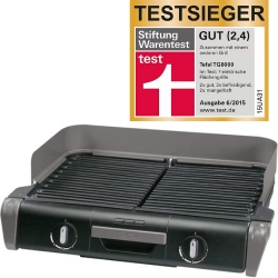 Tefal Elektrogrill Family TG8000 (zwei getrennte Grillroste, je stufenlos regelbar) für 116€ (VG: 174,58€)