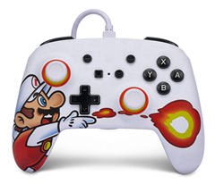 PowerA Nintendo Switch Enhanced Wired Controller Fireball Mario für 15,99€ (Vergleich: 27,45€)