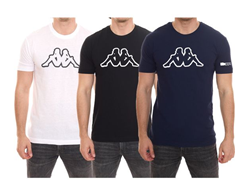 6er Pack Kappa Herren T-Shirts (100% Baumwolle, Gr. M-XXL) für 30€ (Vergleich: 58,44€)