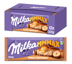 Milka Toffee Ganznuss (12 x 300g) für 24,64€ (Vergleich: 41,40€)