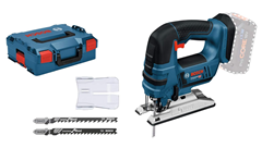 Bosch Professional 18V System Akku Stichsäge GST 18 V-LI B (3 Stichsägeblätter, ohne Akkus und Ladegerät, in L-BOXX) für 150,41€ (Vergleich: 169,68€)