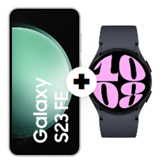 Samsung Galaxy S23 FE + Galaxy Watch6 LTE für 149€ mit 20GB LTE Daten, Sprach- und SMS Flat im Vodafone Netz für 19,99€/Monat + 50€ Wechselbonus