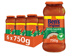 [Spar Abo] Ben’s Original Sauce XXL Süß-Sauer Pikant, 6 Gläser (6 x 750g) für 17,38€ (Vergleich: 22,14€)