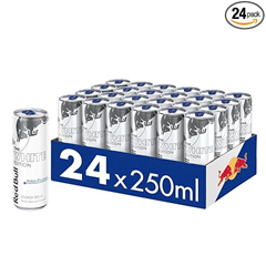 Red Bull Energy Drink White Edition – 24er Palette Dosen – Getränke mit Kokos-Blaubeere-Geschmack, EINWEG (24 x 250 ml) für 21,68€