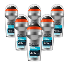 L’Oréal Men Expert Fresh Extreme Kühlendes Deo für Männer (6 x 50ml) für 9,18€ (Vergleich: 13,74€)