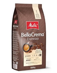 Melitta BellaCrema Espresso, Ganze Kaffee-Bohnen 1kg, ungemahlen für 7,99€ (Vergleich: 14,45€)