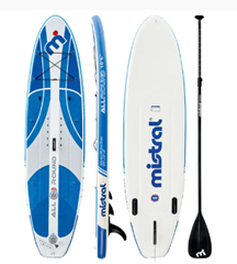 Mistral SUP »Allround 10’6« mit Doppelkammer-System für 204,95€ (Vergleich: 329€)