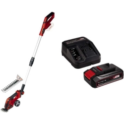 Einhell Akku-Gras- und Strauchschere GE-CG 18/100 inkl. Teleskopverlängerung, inkl. 2,5 Ah Akku und Ladegerät für 99,99€ (VG: 124,99€)