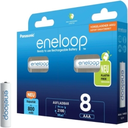 8er Pack ENELOOP AAA Akkus, 800mAh für 17€ (VG: 19,90€)