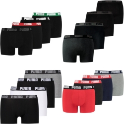 4er Pack PUMA Boxershorts in verschiedenen Farbkombis (Gr.: S – XXL) für je 19,99€ (VG: 27,71€)
