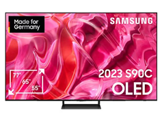 SAMSUNG GQ65S90CAT OLED TV (Flat, 65 Zoll / 163 cm, OLED 4K, SMART TV, Tizen) für 1.528,90€ (Vergleich: 1.799€)