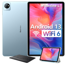 Blackview Tablet 10 Zoll (64GB, WiFi, Android 13) für 71,99€