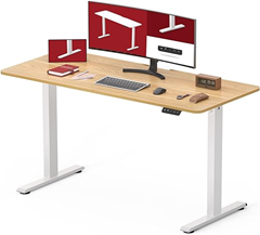 SANODESK Höhenverstellbarer Schreibtisch 110 x 60 cm für 84,98€